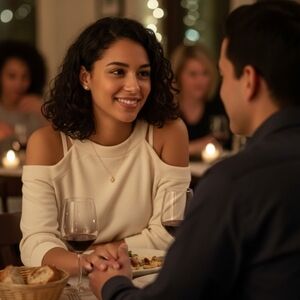 Cold Shoulder Cream Sweater Lg.